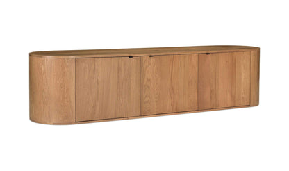 80" Natural Solid Oak Bench