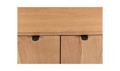 80" Natural Solid Oak Bench