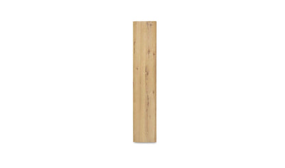 39.37" Rustic Oak Solid Oak Tall Cabinet
