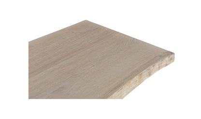 68" Natural Solid Oak Console Table