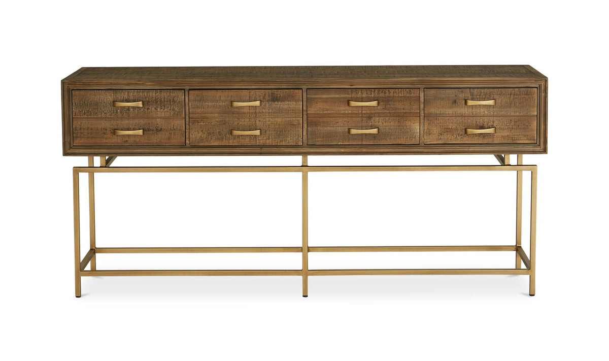 71" Natural Console Table