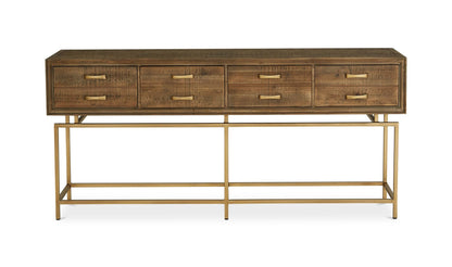 71" Natural Console Table