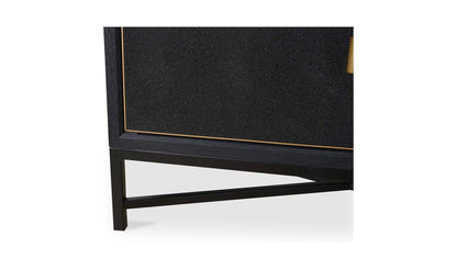 76" Black Oak Sideboard