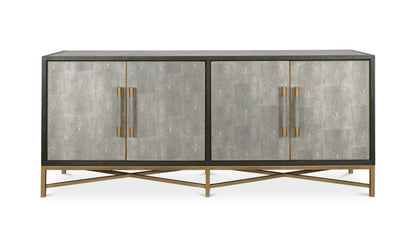 76" Grey Oak Sideboard