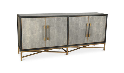76" Grey Oak Sideboard