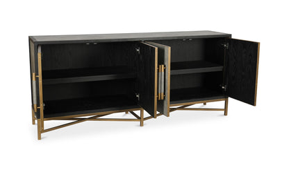 76" Grey Oak Sideboard