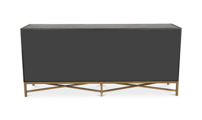 76" Grey Oak Sideboard