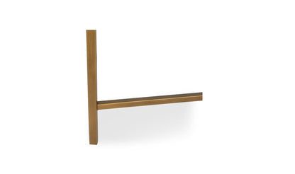 59" Grey Oak Console Table