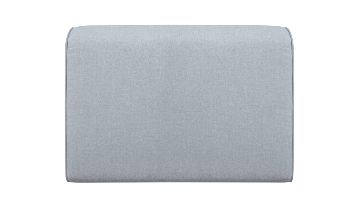 41.3" Light Blue Upholstered Sectional Component
