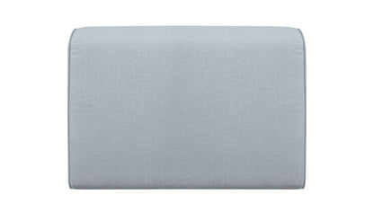 41.3" Light Blue Upholstered Sectional Component