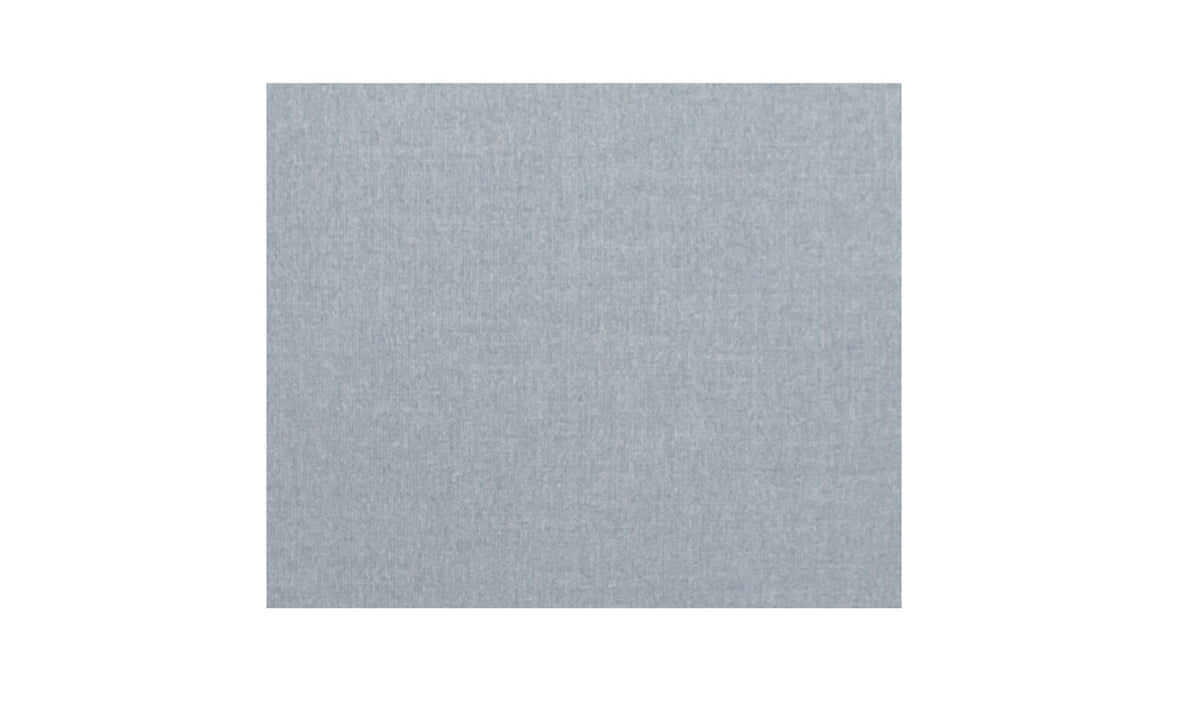 41.3" Light Blue Upholstered Sectional Component