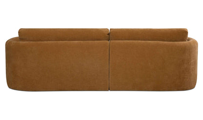 108.7" Ginger Upholstered Left Facing Sectional