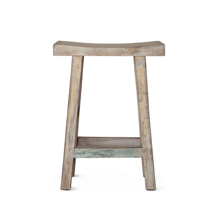 66" Vintage Teal Reclaimed Wood Gathering Table