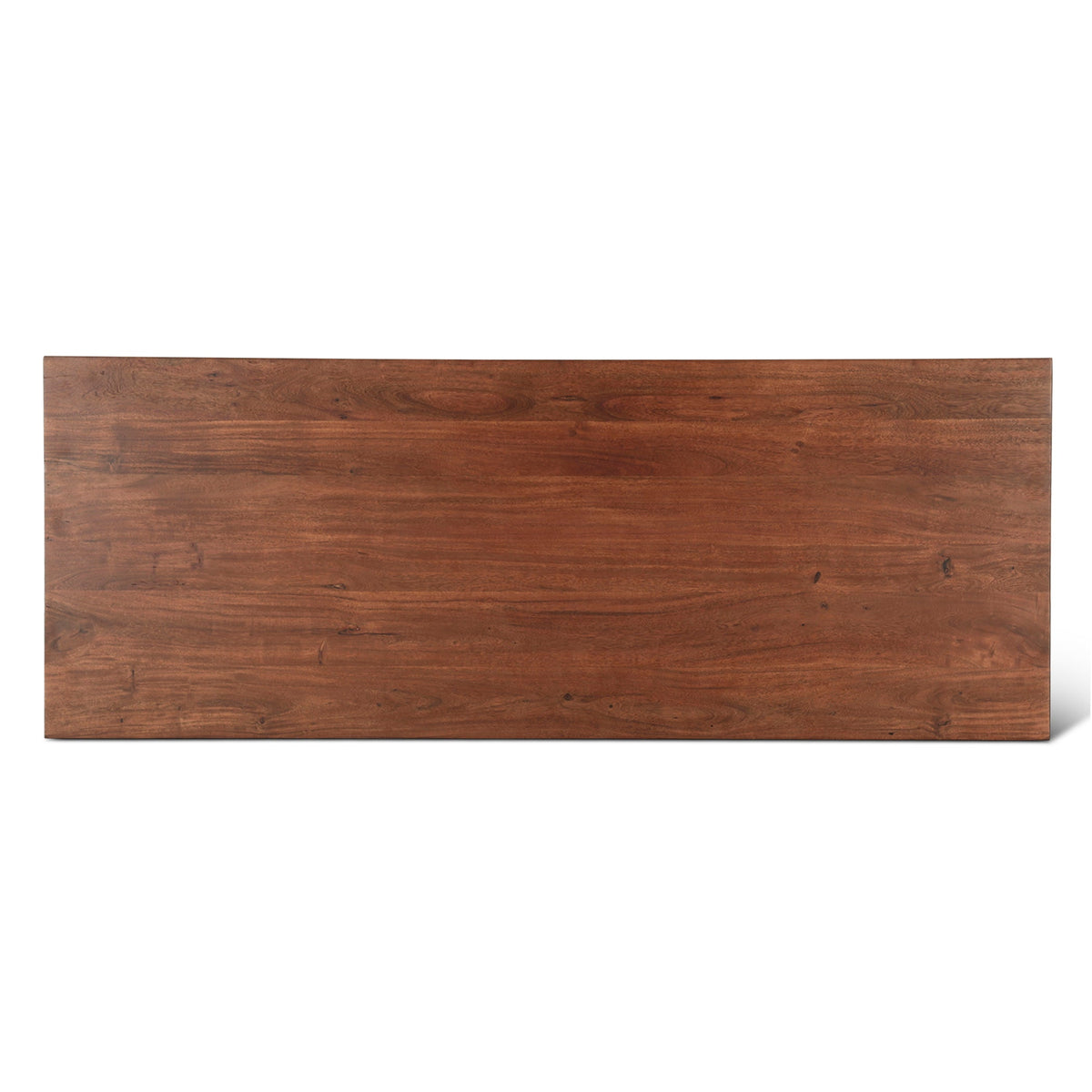 68" Walnut Acacia Wood Gathering Table