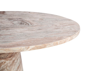 48" Brown Toronto Marble Dining Table