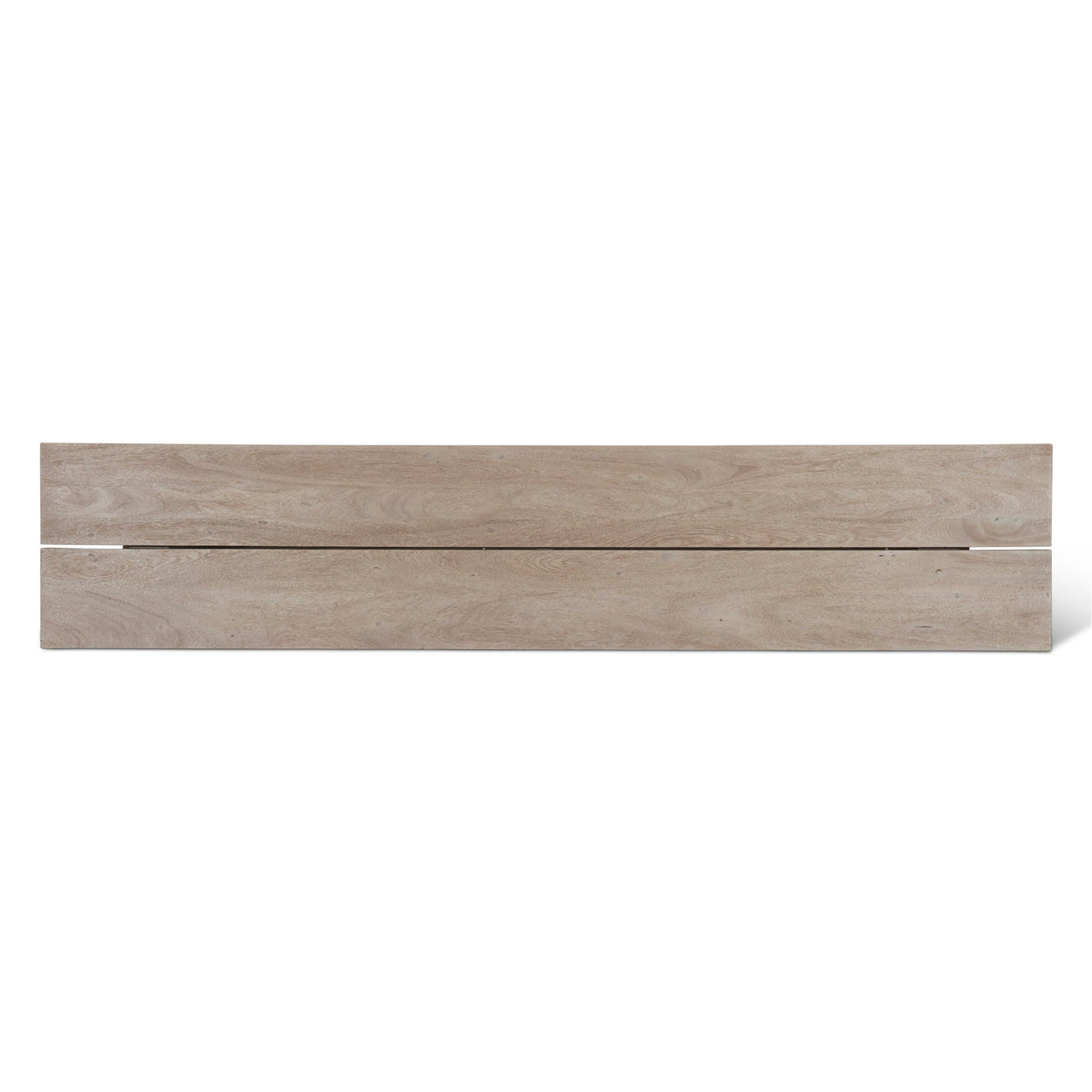 79" Matte Driftwood Acacia Wood Bench