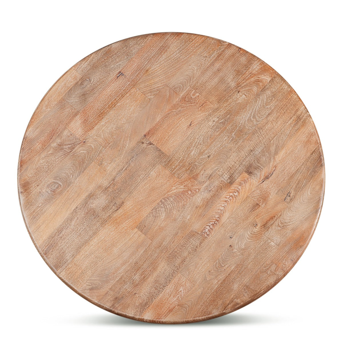 72" Antique Oak Round Dining Table